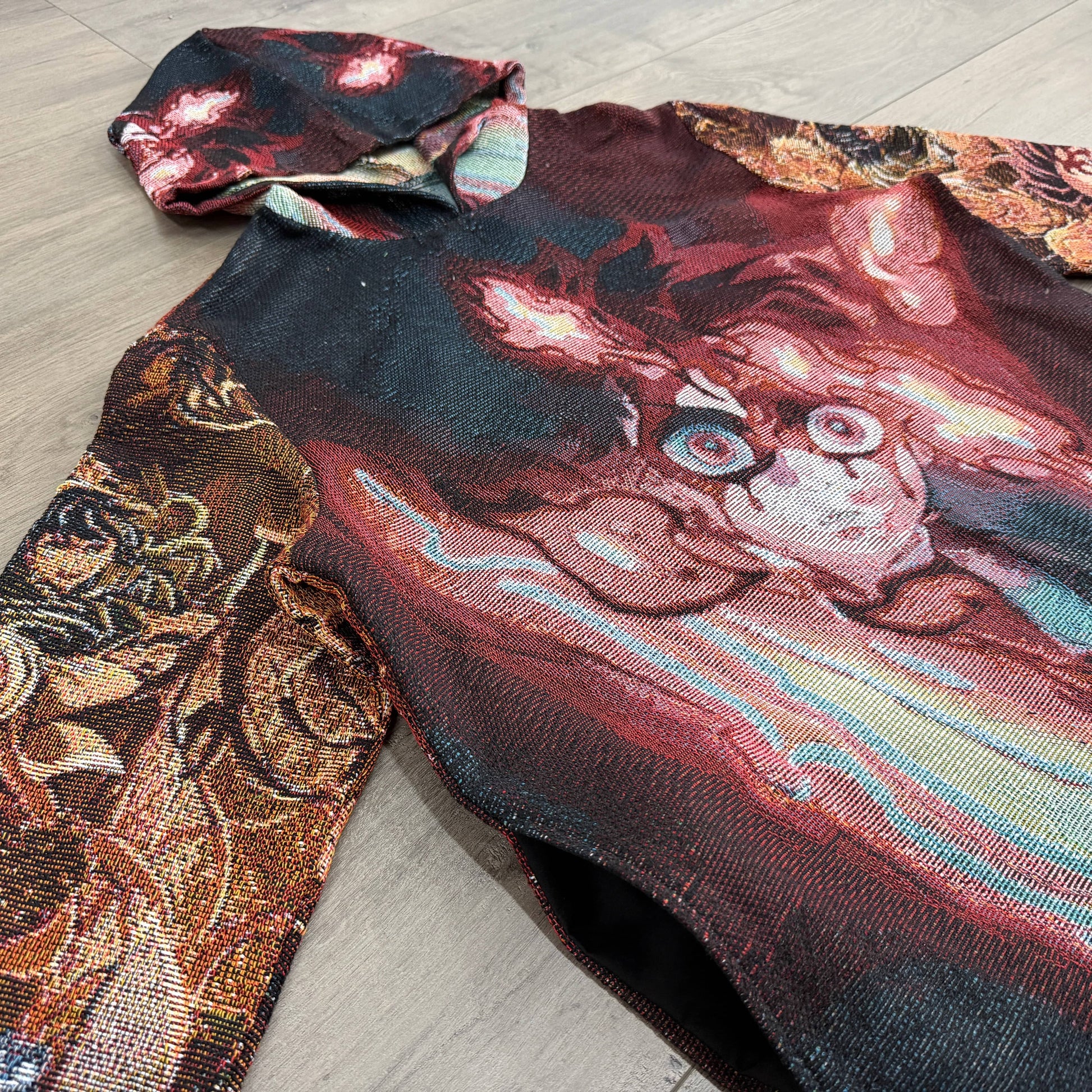 RDMCLOTHINGART tapestry hoodie INFINITY CASTLE TAPESTRY HOODIE