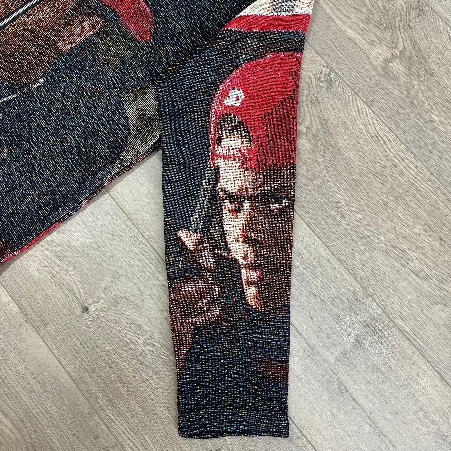 IS U GON SLIDE TAPESTRY JACKET - RDMCLOTHINGART