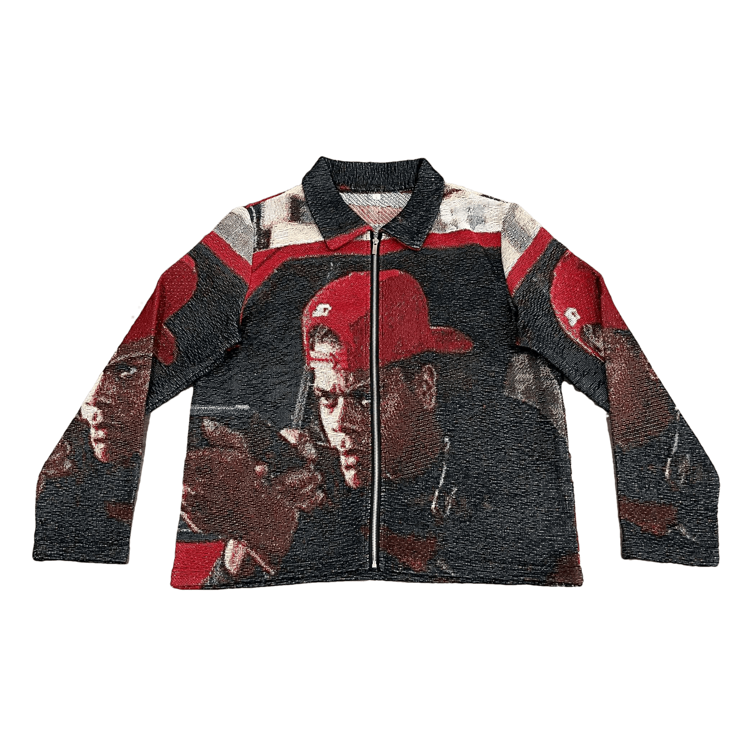IS U GON SLIDE TAPESTRY JACKET - RDMCLOTHINGART