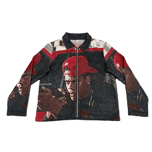 IS U GON SLIDE TAPESTRY JACKET - RDMCLOTHINGART