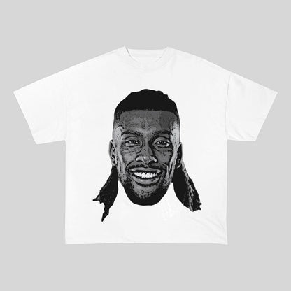 RDMCLOTHINGART tapestry hoodie IWOBI HEAVY COTTON TEES-9578