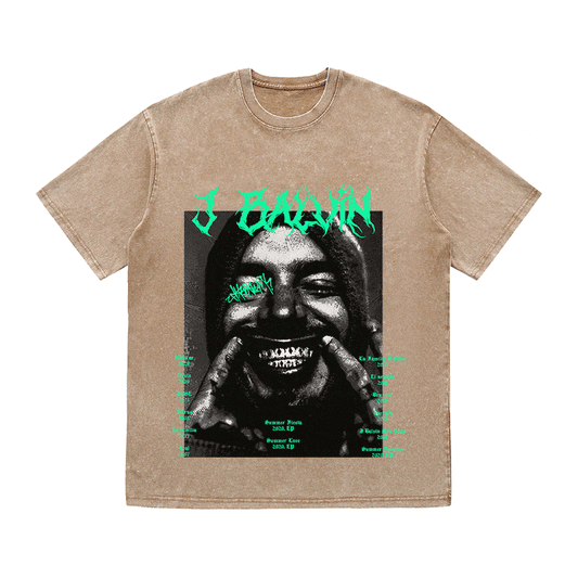 RDMCLOTHINGART tapestry hoodie J BALVIN HEAVY WEIGHT COTTON TEE-8880