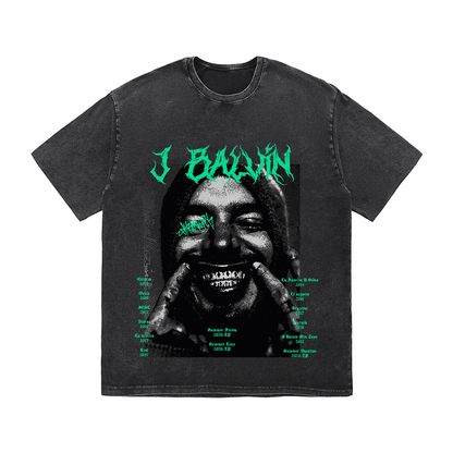 RDMCLOTHINGART tapestry hoodie J BALVIN HEAVY WEIGHT COTTON TEE-8880