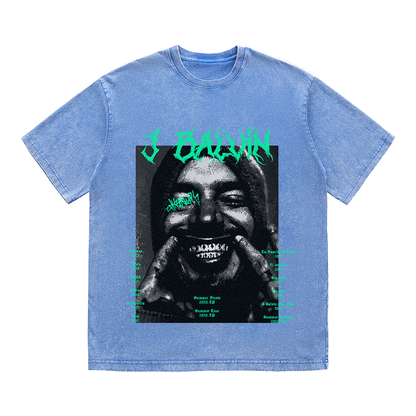 RDMCLOTHINGART tapestry hoodie J BALVIN HEAVY WEIGHT COTTON TEE-8880