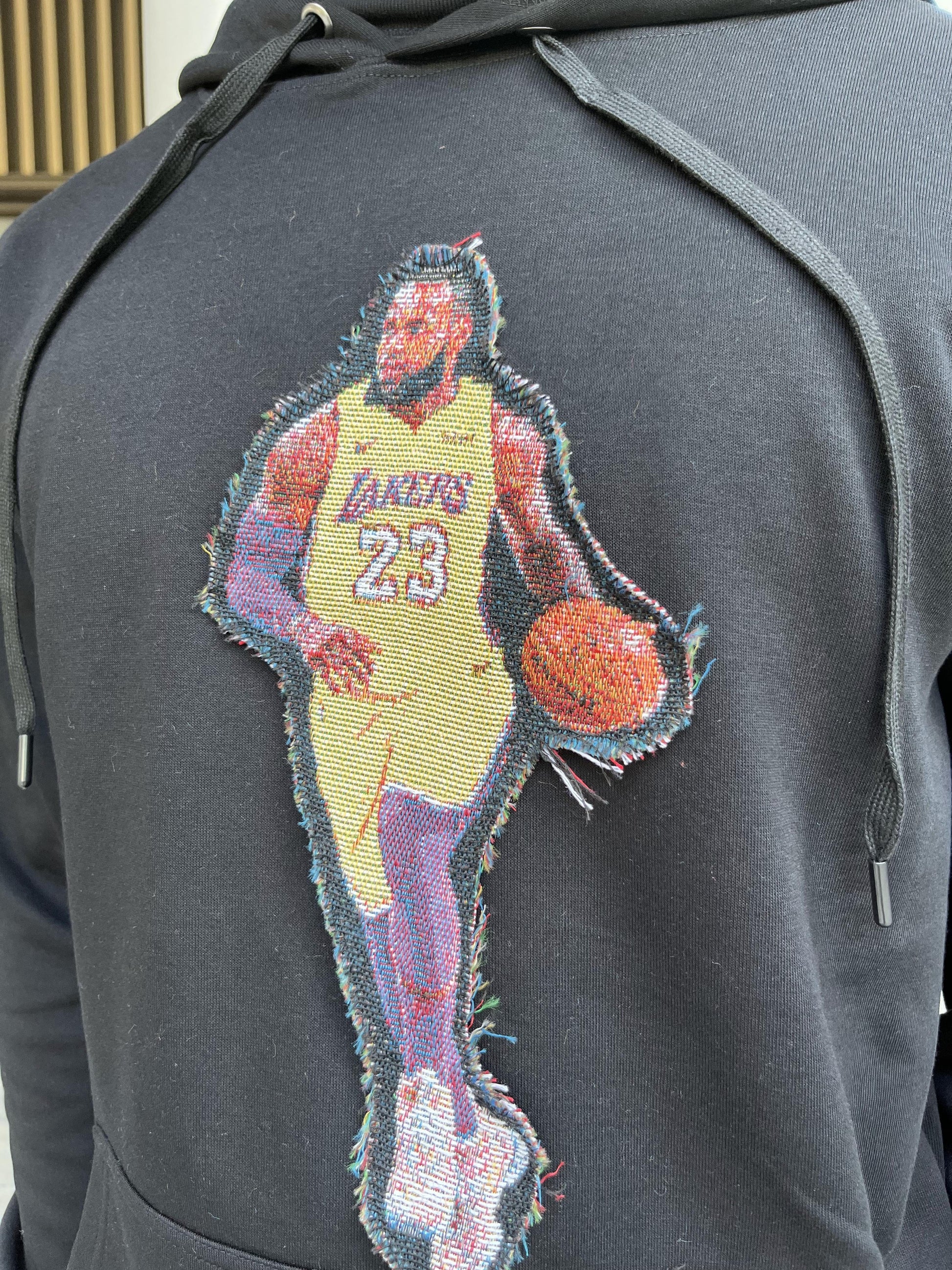 JAMES TAPESTRY PATCH HOODIE-9040 - RDMCLOTHINGART