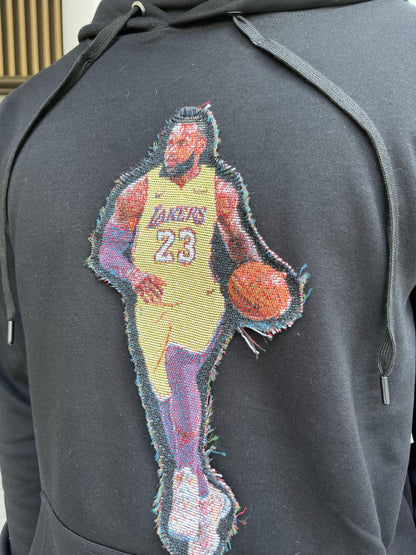 JAMES TAPESTRY PATCH HOODIE-9040 - RDMCLOTHINGART