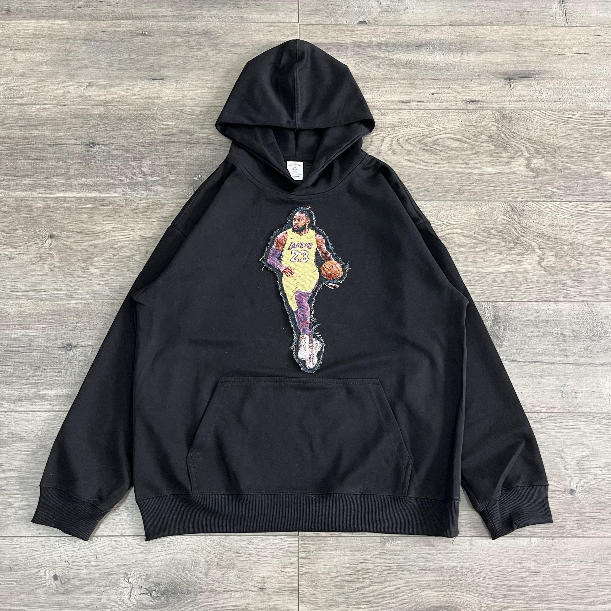 JAMES TAPESTRY PATCH HOODIE-9040 - RDMCLOTHINGART