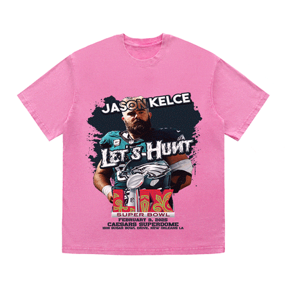 RDMCLOTHINGART tapestry hoodie JASON KELCE HEAVY WEIGHT COTTON TEE-9070