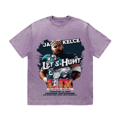 RDMCLOTHINGART tapestry hoodie JASON KELCE HEAVY WEIGHT COTTON TEE-9070