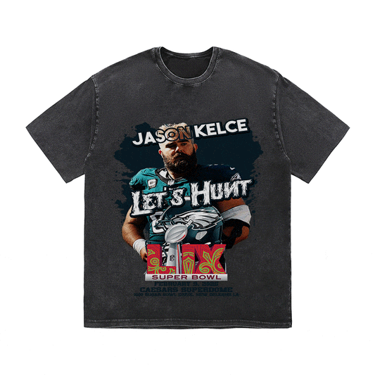 RDMCLOTHINGART tapestry hoodie JASON KELCE HEAVY WEIGHT COTTON TEE-9070