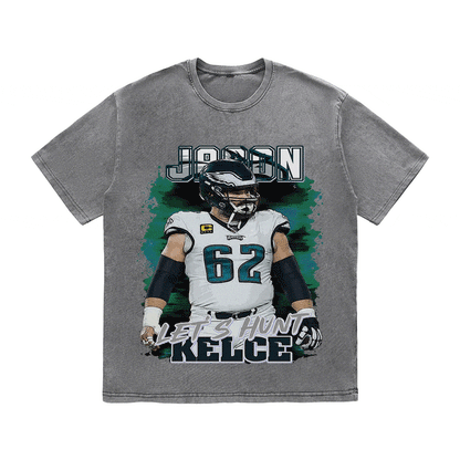 RDMCLOTHINGART tapestry hoodie JASON KELCE HEAVY WEIGHT COTTON TEE-9071