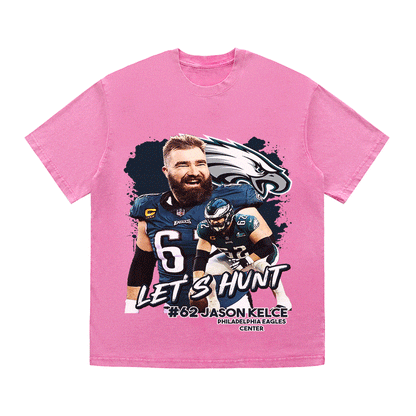 RDMCLOTHINGART tapestry hoodie JASON KELCE HEAVY WEIGHT COTTON TEE-9072