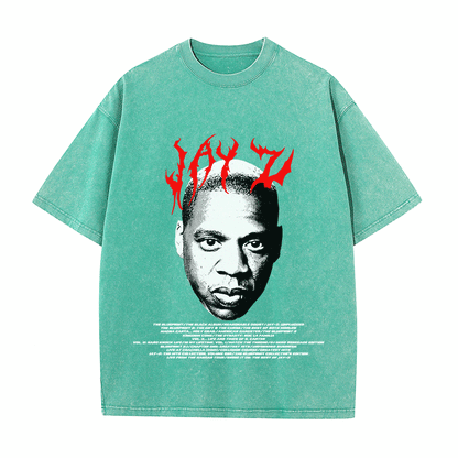 RDMCLOTHINGART tapestry hoodie JAY Z HEAVY WEIGHT COTTON TEE-8934