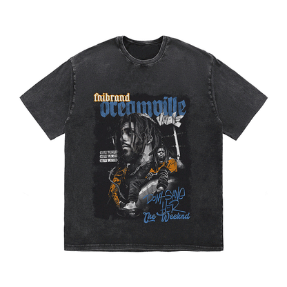 RDMCLOTHINGART tapestry hoodie JCOLE HEAVY WEIGHT COTTON TEE-9327