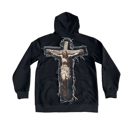 JESUS TAPESTRY HOODIE - RDMCLOTHINGART