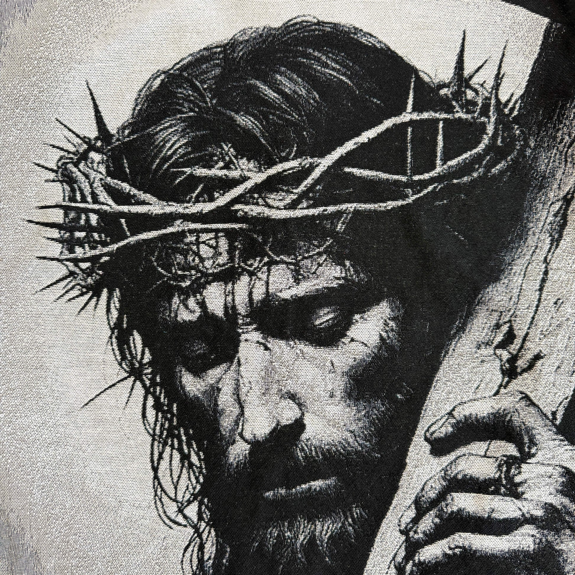 RDMCLOTHINGART tapestry hoodie JESUS V2 TAPESTRY HOODIE