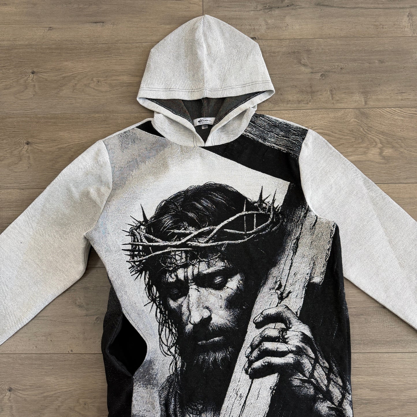 RDMCLOTHINGART tapestry hoodie JESUS V2 TAPESTRY HOODIE