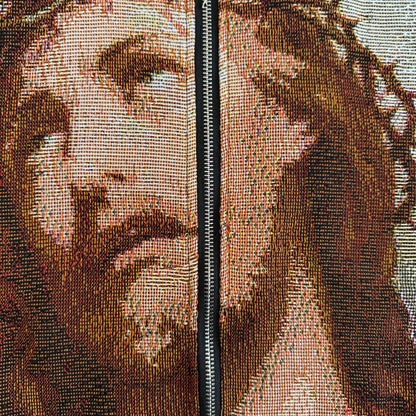 RDMCLOTHINGART tapestry hoodie JESUS V2 TAPESTRY JACKET-98392