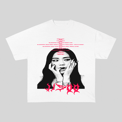 RDMCLOTHINGART tapestry hoodie JISOO HEAVY WEIGHT COTTON TEE-8907