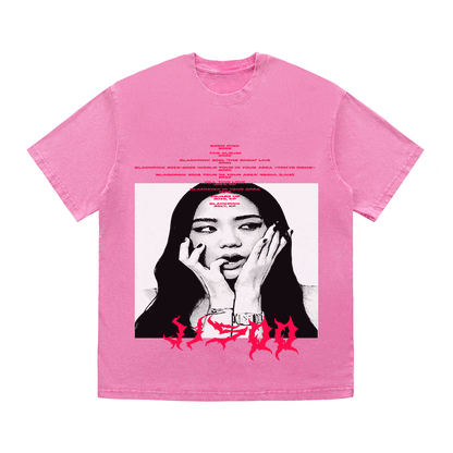 RDMCLOTHINGART tapestry hoodie JISOO HEAVY WEIGHT COTTON TEE-8907