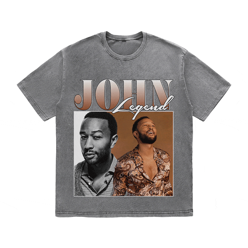 RDMCLOTHINGART tapestry hoodie JOHN LEGEND HEAVY WEIGHT COTTON TEE-8863