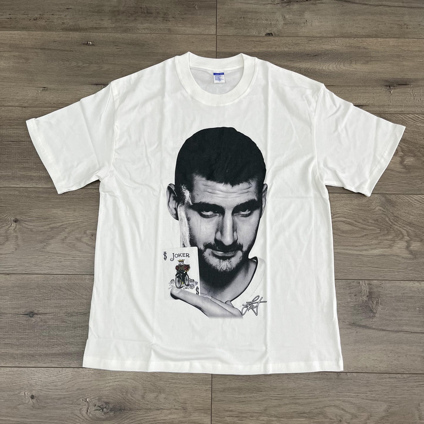 JOKIC HEAVY WEIGHT COTTON TEE-8057 - RDMCLOTHINGART