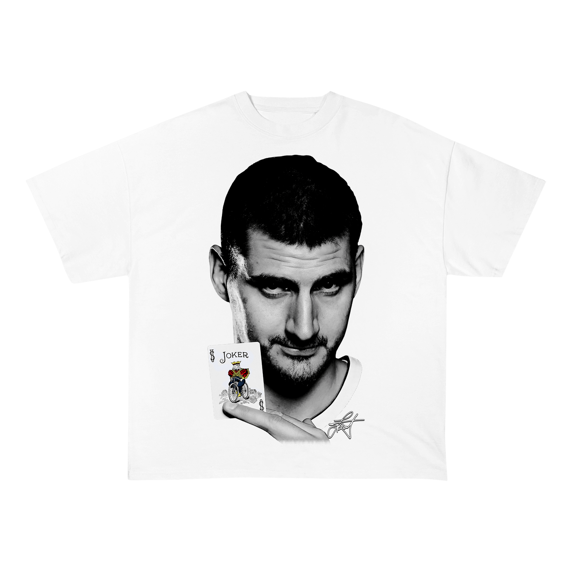 JOKIC HEAVY WEIGHT COTTON TEE-8057 - RDMCLOTHINGART