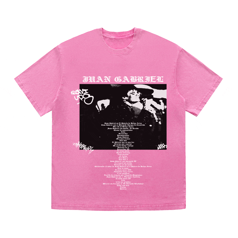 RDMCLOTHINGART tapestry hoodie JUAN GABRIEL HEAVY WEIGHT COTTON TEE-8909