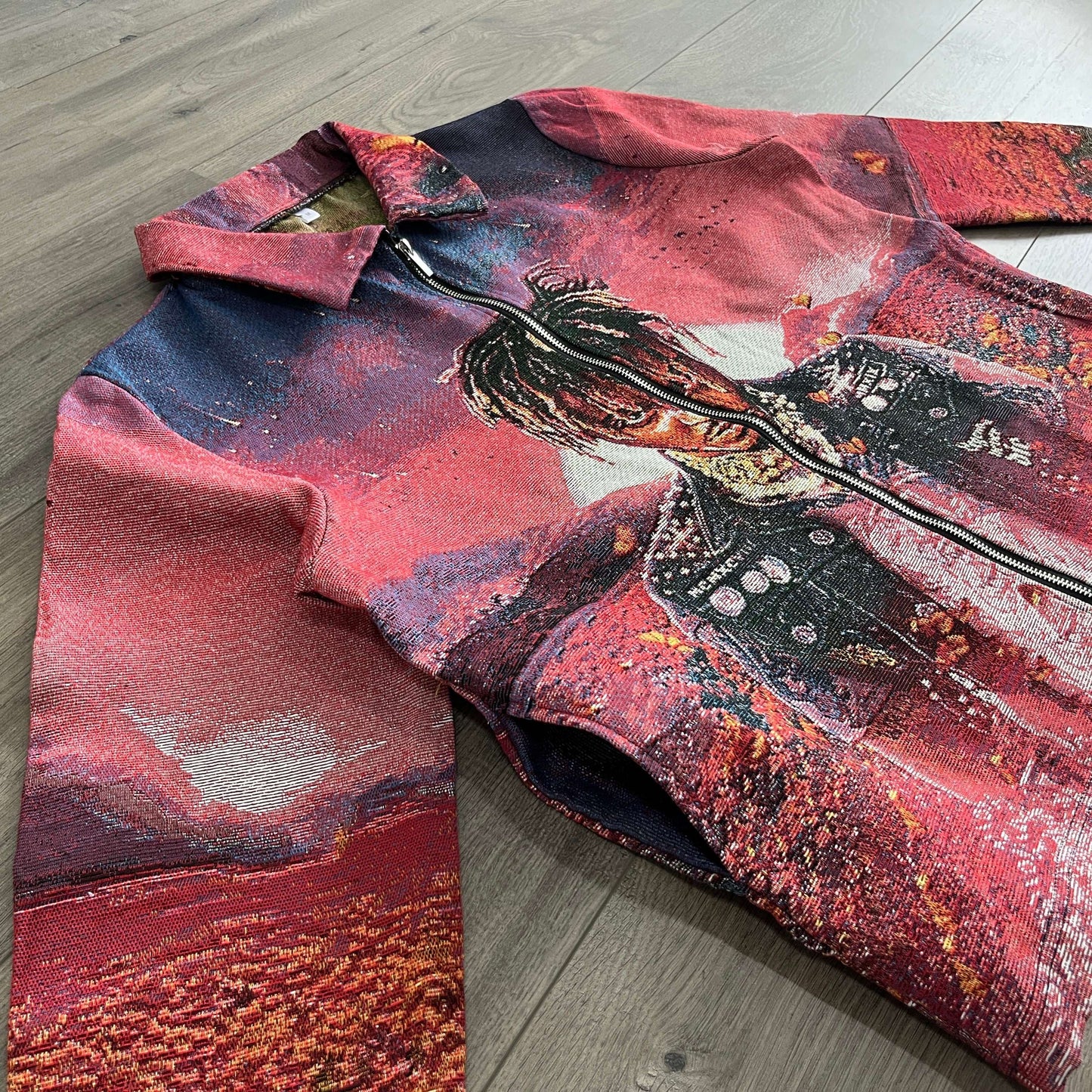 RDMCLOTHINGART tapestry hoodie JUICE WRLD TAPESTRY JACKET