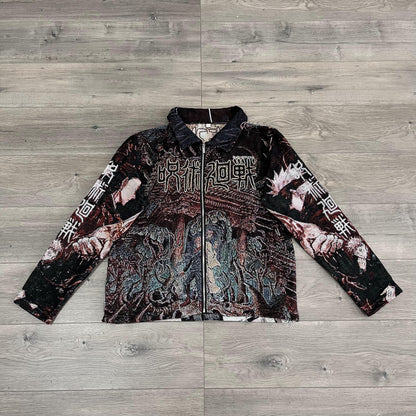 JUJUTSUKAISEN V2 TAPESTRY JACKET - RDMCLOTHINGART