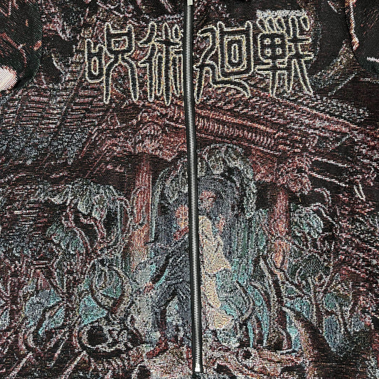 RDMCLOTHINGART tapestry hoodie JUJUTSUKAISEN TAPESTRY TEE