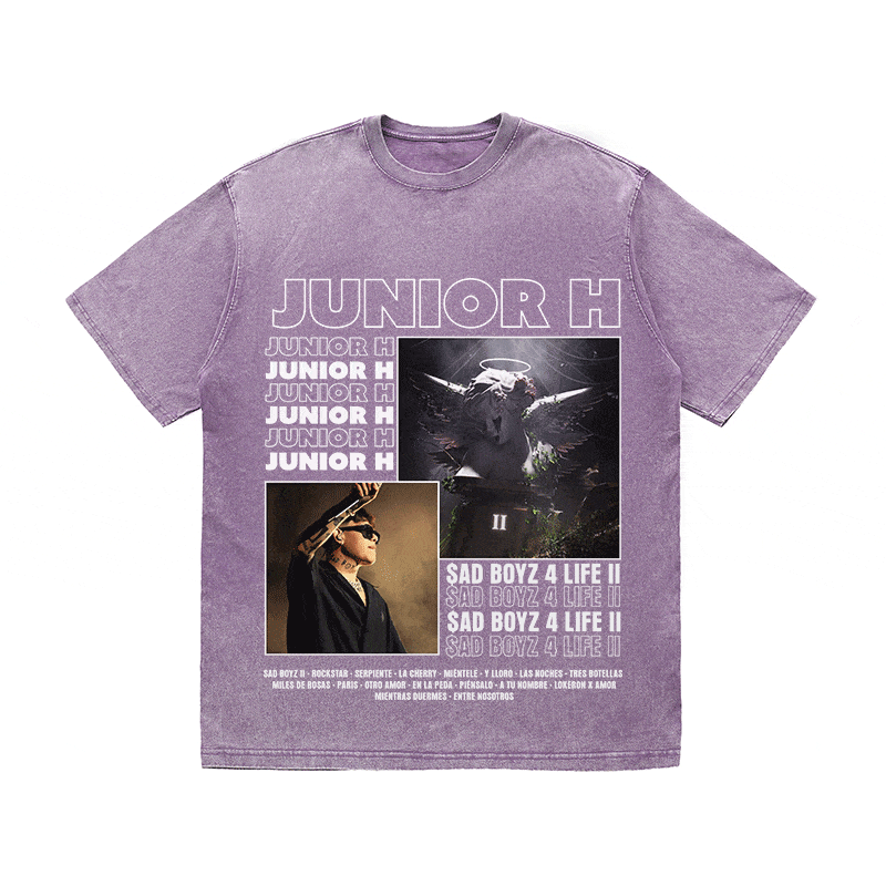 RDMCLOTHINGART tapestry hoodie JUNIOR HEAVY WEIGHT COTTON TEE-9001