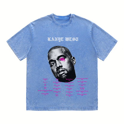 RDMCLOTHINGART tapestry hoodie KANYE WEST HEAVY WEIGHT COTTON TEE-8881