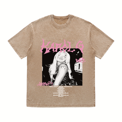 RDMCLOTHINGART tapestry hoodie KAROL G HEAVY WEIGHT COTTON TEE-8911