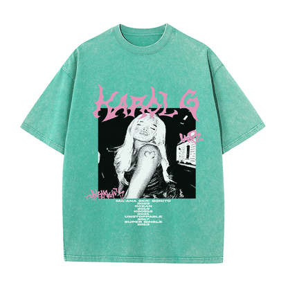 RDMCLOTHINGART tapestry hoodie KAROL G HEAVY WEIGHT COTTON TEE-8911