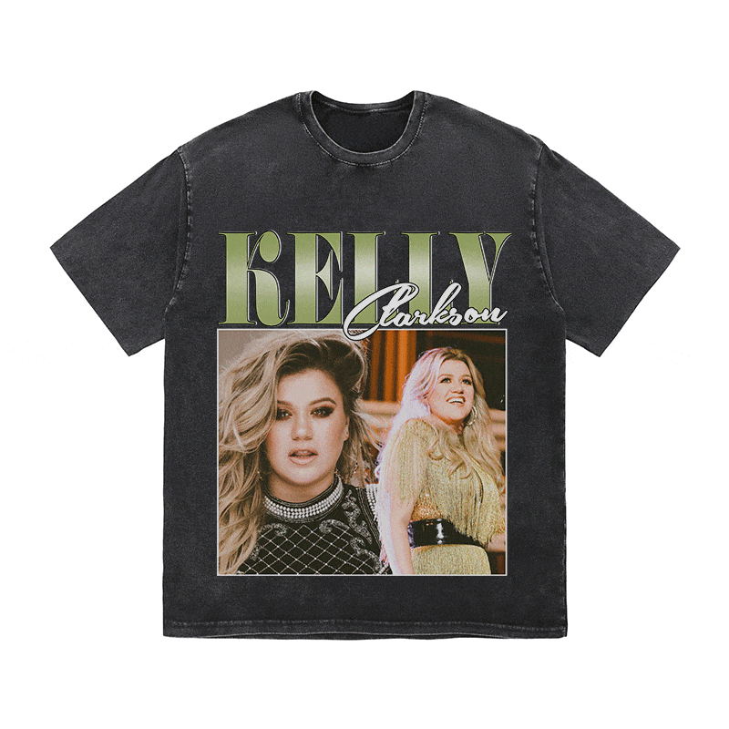 RDMCLOTHINGART tapestry hoodie KELLY HEAVY WEIGHT COTTON TEE-8864