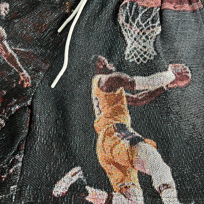 RDMCLOTHINGART tapestry hoodie KING TAPESTRY SHORTS