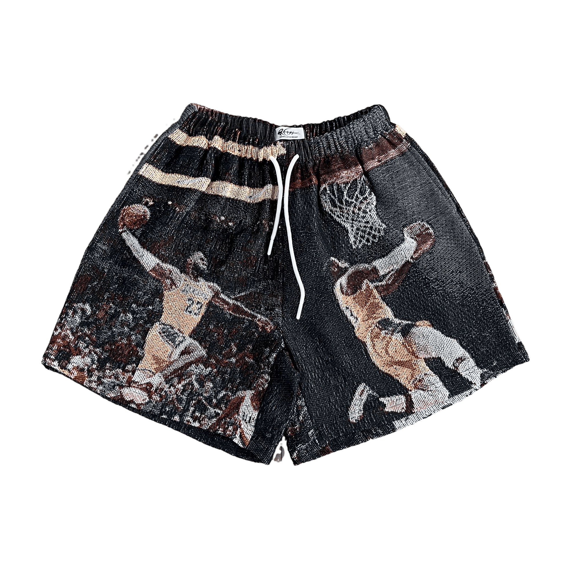 RDMCLOTHINGART tapestry hoodie KING TAPESTRY SHORTS