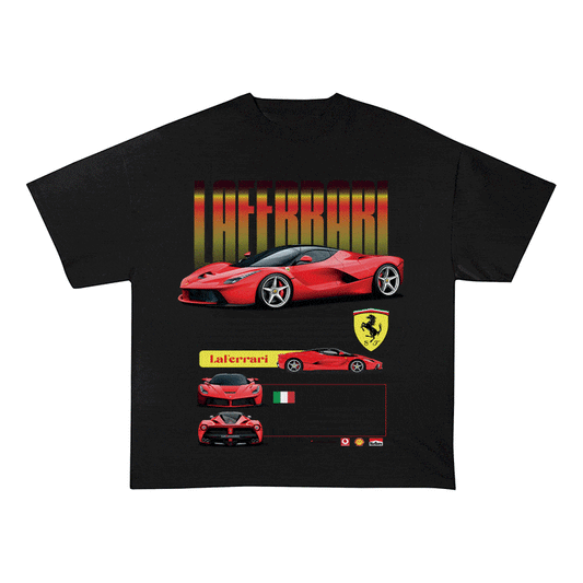 RDMCLOTHINGART tapestry hoodie LAFERRARI HEAVY WEIGHT COTTON TEE-8845