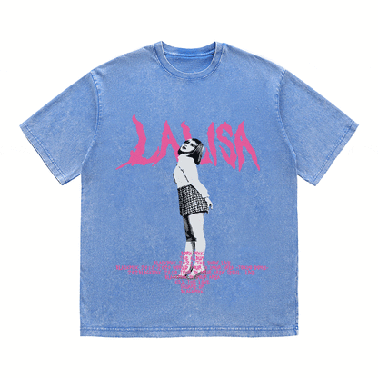 RDMCLOTHINGART tapestry hoodie LALISA HEAVY WEIGHT COTTON TEE-8912