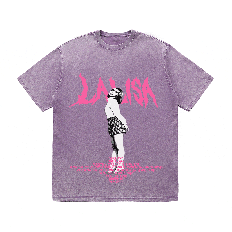 RDMCLOTHINGART tapestry hoodie LALISA HEAVY WEIGHT COTTON TEE-8912