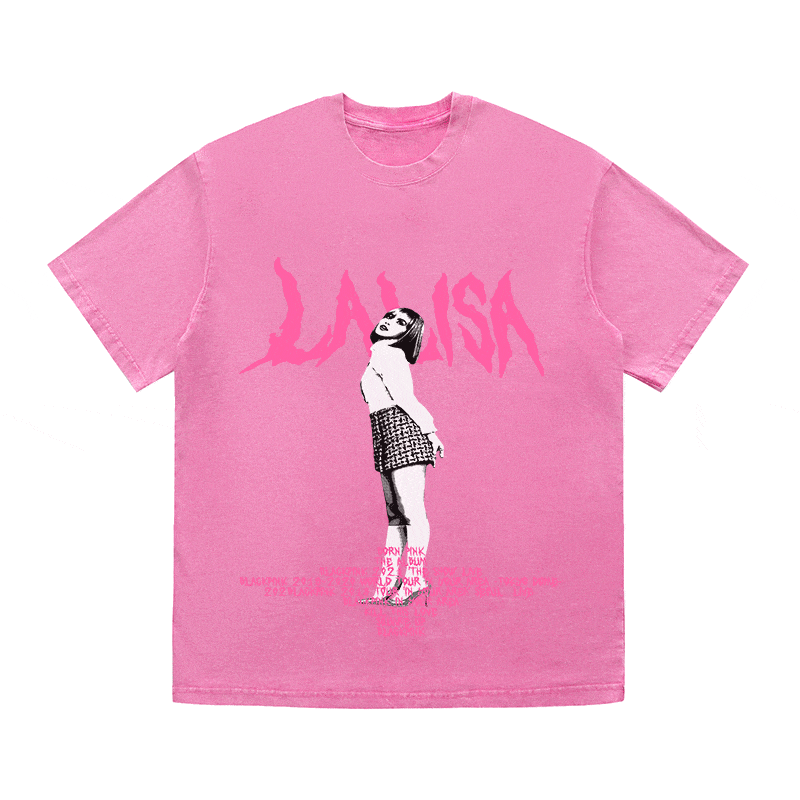 RDMCLOTHINGART tapestry hoodie LALISA HEAVY WEIGHT COTTON TEE-8912