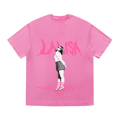 RDMCLOTHINGART tapestry hoodie LALISA HEAVY WEIGHT COTTON TEE-8912