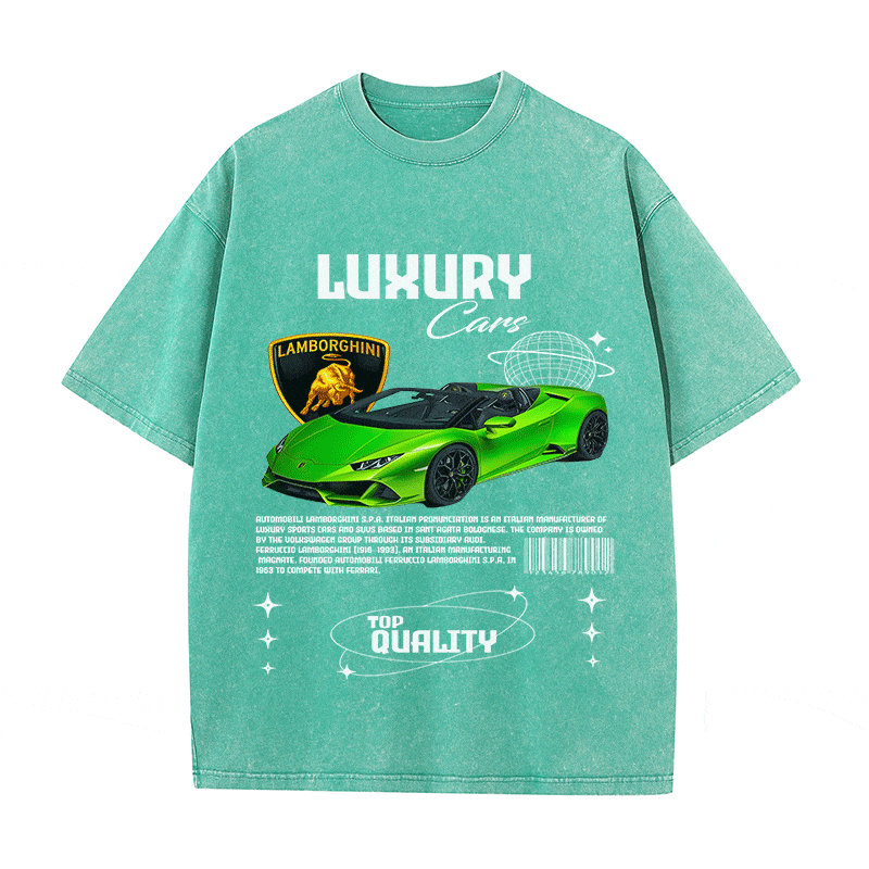 RDMCLOTHINGART tapestry hoodie LAMBORGHINI HEAVY WEIGHT COTTON TEE-9101