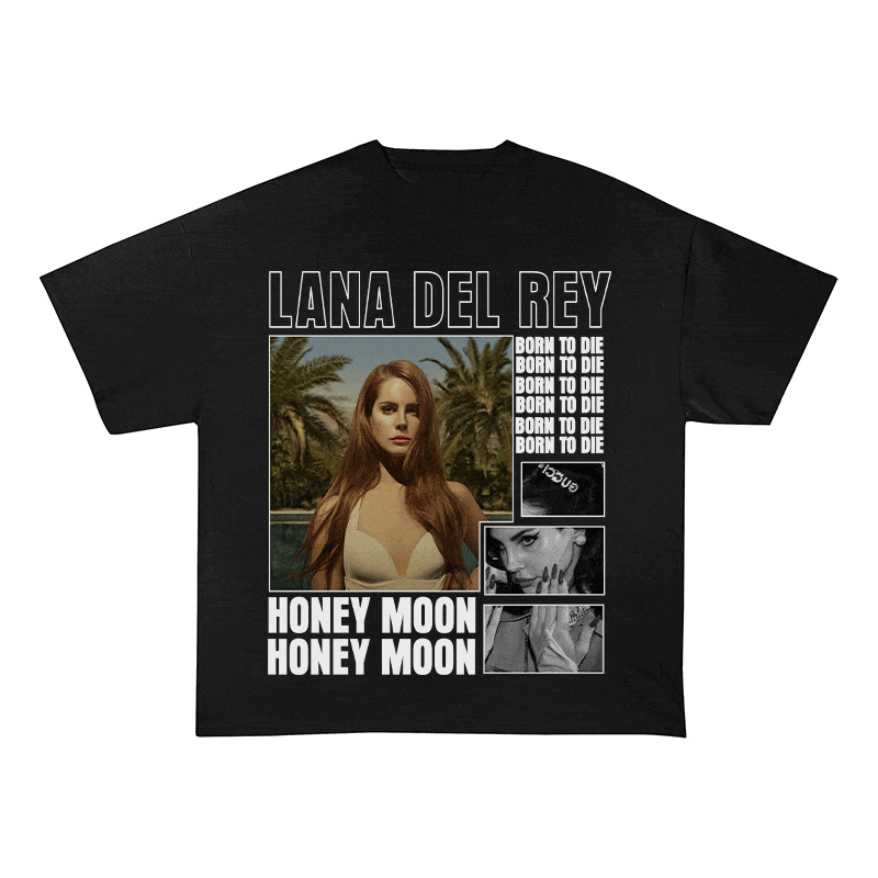 RDMCLOTHINGART tapestry hoodie LANA DEL REY HEAVY WEIGHT COTTON TEE-9005