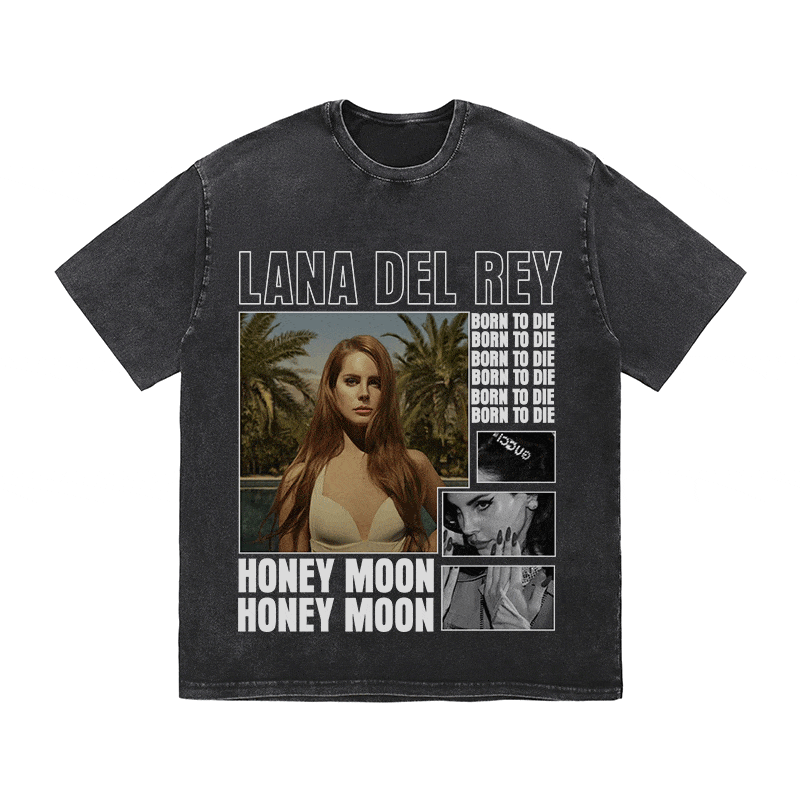 RDMCLOTHINGART tapestry hoodie LANA DEL REY HEAVY WEIGHT COTTON TEE-9005