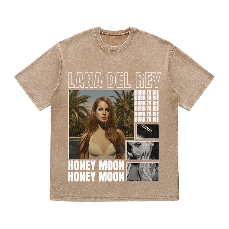 RDMCLOTHINGART tapestry hoodie LANA DEL REY HEAVY WEIGHT COTTON TEE-9005