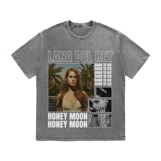 RDMCLOTHINGART tapestry hoodie LANA DEL REY HEAVY WEIGHT COTTON TEE-9005