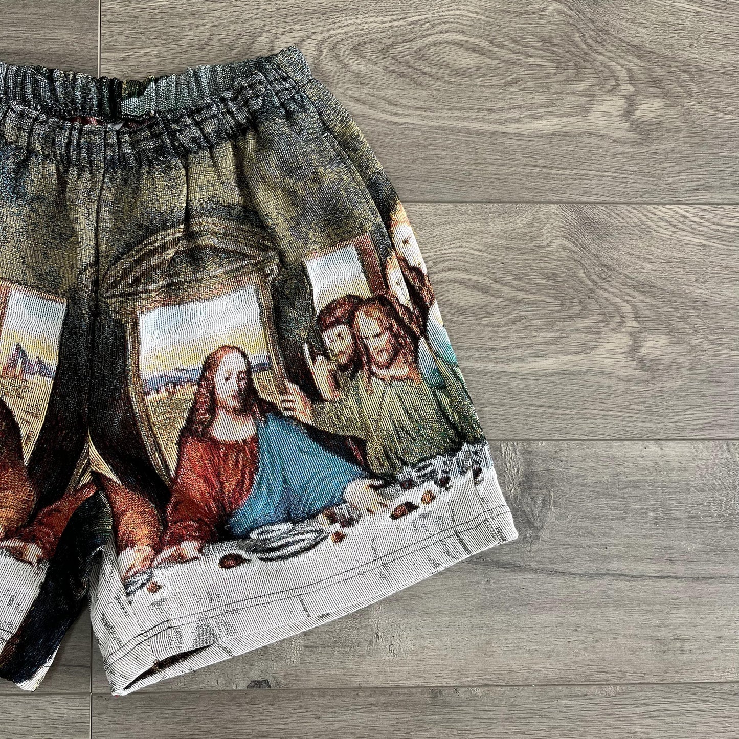 LAST DINNER TAPESTRY SHORT - RDMCLOTHINGART