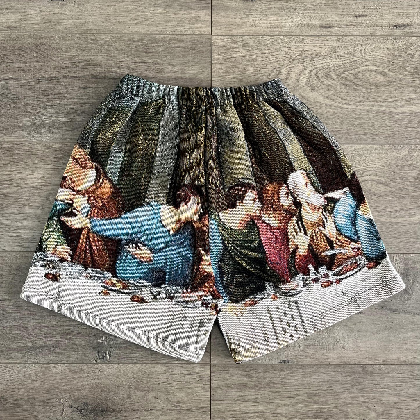 LAST DINNER TAPESTRY SHORT - RDMCLOTHINGART